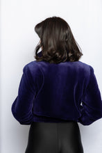 Load image into Gallery viewer, Purple Dyed Sheared Mink Jacket (Reversible to Taffeta)
